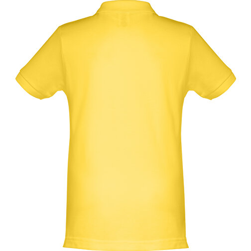 THC ADAM KIDS. Kurzärmeliges Baumwoll-Poloshirt Für Kinder (unisex) , gelb, 100% Baumwolle, 8, 54,00cm x 40,00cm (Länge x Breite), Bild 2