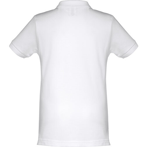 THC ADAM KIDS WH. Kurzärmeliges Poloshirt Für Kinder (unisex). Farbe Weiß , weiß, 100% Baumwolle, 6, 51,00cm x 37,00cm (Länge x Breite), Bild 2