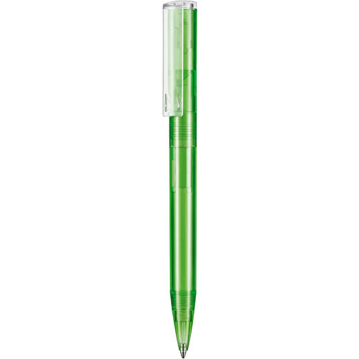 Kugelschreiber LIFT TRANSPARENT P , Ritter-Pen, gras grün TR., ABS-Kunststoff, 140,00cm (Länge), Bild 1