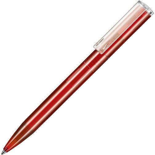 Kugelschreiber LIFT TRANSPARENT P , Ritter-Pen, kirsch-rot TR/FR, ABS-Kunststoff, 140,00cm (Länge), Bild 2