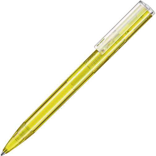 Kugelschreiber LIFT TRANSPARENT P , Ritter-Pen, ananas-gelb TR/FR, ABS-Kunststoff, 140,00cm (Länge), Bild 2