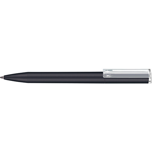 Kugelschreiber LIFT SOFT P , Ritter-Pen, schwarz, ABS-Kunststoff, 140,00cm (Länge), Bild 3