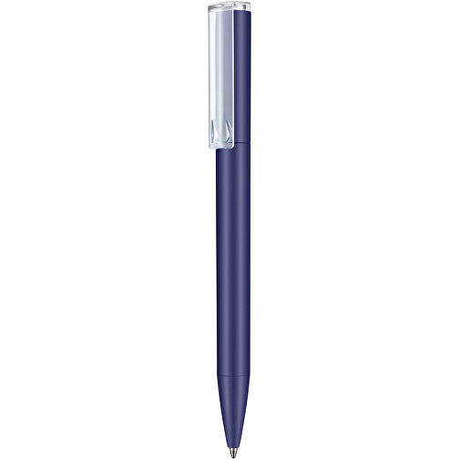Kugelschreiber LIFT SOFT P , Ritter-Pen, nacht-blau, ABS-Kunststoff, 140,00cm (Länge), Bild 1