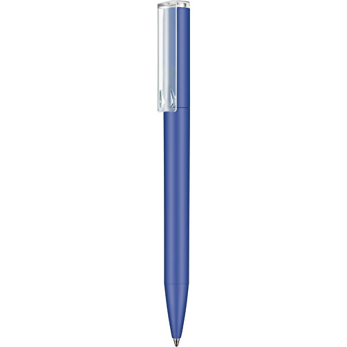Kugelschreiber LIFT SOFT P , Ritter-Pen, azur-blau, ABS-Kunststoff, 140,00cm (Länge), Bild 1