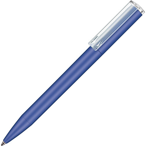 Kugelschreiber LIFT SOFT P , Ritter-Pen, azur-blau, ABS-Kunststoff, 140,00cm (Länge), Bild 2