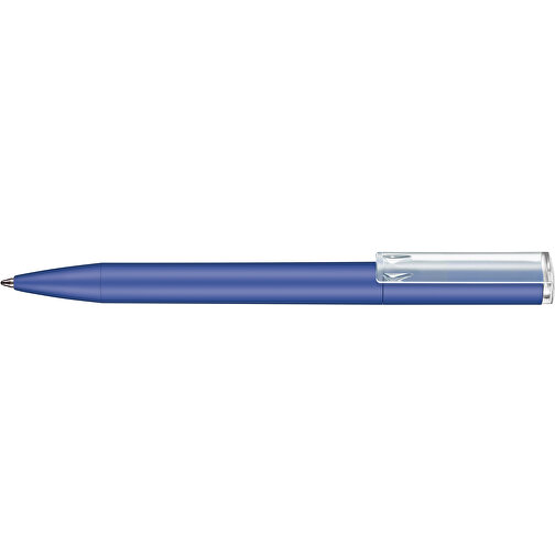 Kugelschreiber LIFT SOFT P , Ritter-Pen, azur-blau, ABS-Kunststoff, 140,00cm (Länge), Bild 3