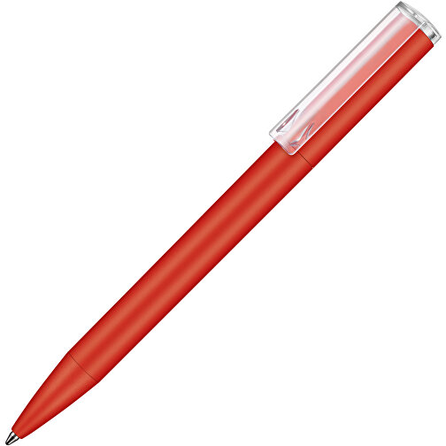 Kugelschreiber LIFT SOFT P , Ritter-Pen, signal-rot, ABS-Kunststoff, 140,00cm (Länge), Bild 2