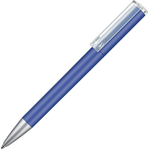 Kugelschreiber LIFT SOFT , Ritter-Pen, azur-blau, ABS-Kunststoff, 140,00cm (Länge), Bild 2