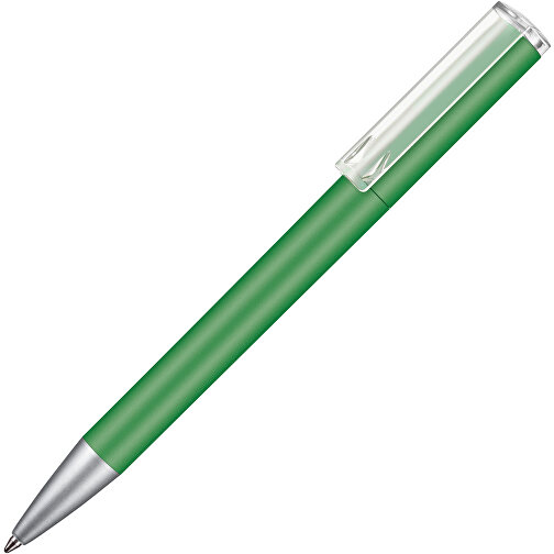 Kugelschreiber LIFT SOFT , Ritter-Pen, minze-grün, ABS-Kunststoff, 140,00cm (Länge), Bild 2