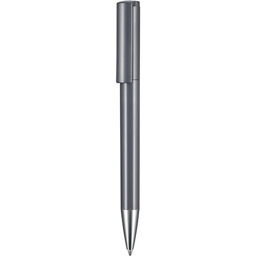 Kugelschreiber LIFT , Ritter-Pen, dunkel grau, ABS-Kunststoff, 140,00cm (Länge), Bild 1