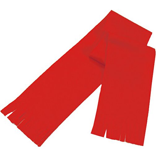 Schal ANUT , rot, Polar Fleece 18 g/ m2, 91,00cm x 12,00cm (Länge x Breite), Bild 1