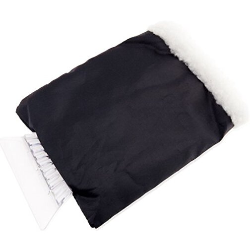 Eiskratzer DASHA , schwarz, Polyester 21T, 17,00cm x 1,50cm x 25,00cm (Länge x Höhe x Breite), Bild 1