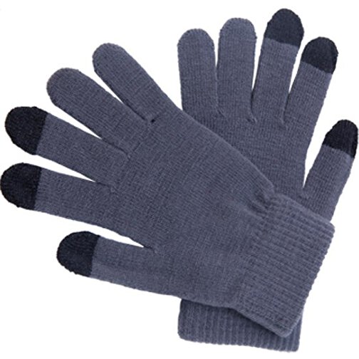 Touchpad Handschuhe ACTIUM , grau, Acryl, , Bild 1