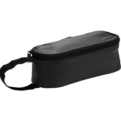 Lunch Box Tasche RUFUS , schwarz, PVC/ Aluminium, 21,00cm x 8,00cm x 7,50cm (Länge x Höhe x Breite), Bild 1