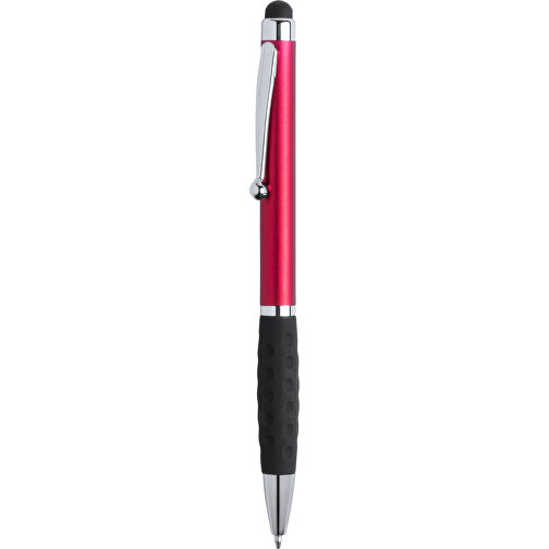 Kugelschreiber Pointer SAGUR , rot, ABS, 13,50cm (Breite), Bild 1