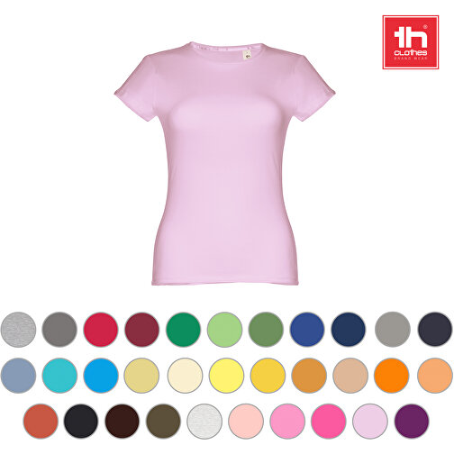 THC SOFIA. Tailliertes Damen-T-Shirt , nachtblau, 100% Baumwolle, L, 64,00cm x 0,30cm x 47,00cm (Länge x Höhe x Breite), Bild 2