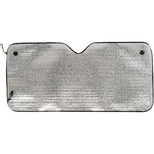 Autosonnenschutz FUSSION , schwarz, Aluminium Einseitig, 130,00cm x 60,00cm (Länge x Breite), Bild 1