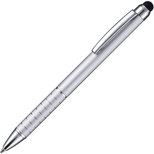Kugelschreiber TOUCHPEN , Ritter-Pen, silber, Aluminium, 12,60cm (Länge), Bild 2