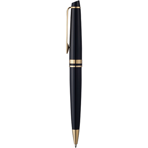 Expert Kugelschreiber , Waterman, schwarz / gold, Lackiert, 14,20cm (Länge), Bild 1