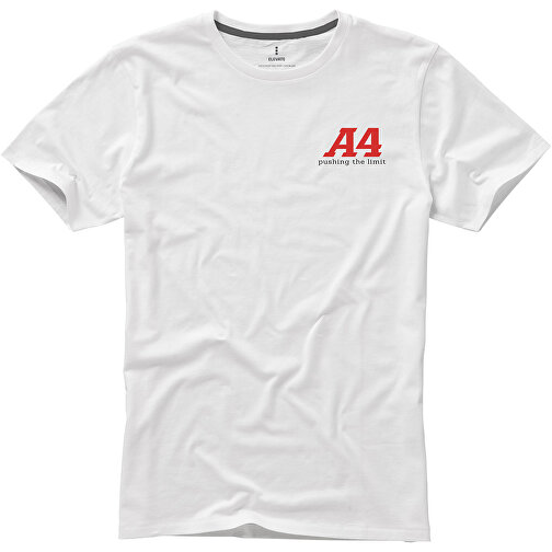 Nanaimo T-Shirt Für Herren , weiß, Single jersey Strick 100% BCI Baumwolle, 160 g/m2, M, , Bild 2