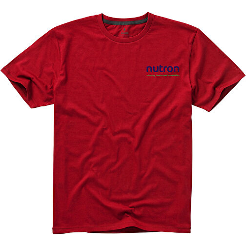 Nanaimo T-Shirt Für Herren , rot, Single jersey Strick 100% BCI Baumwolle, 160 g/m2, XL, , Bild 2