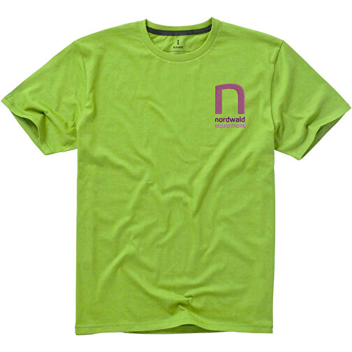 Nanaimo T-Shirt Für Herren , apfelgrün, Single jersey Strick 100% BCI Baumwolle, 160 g/m2, S, , Bild 4