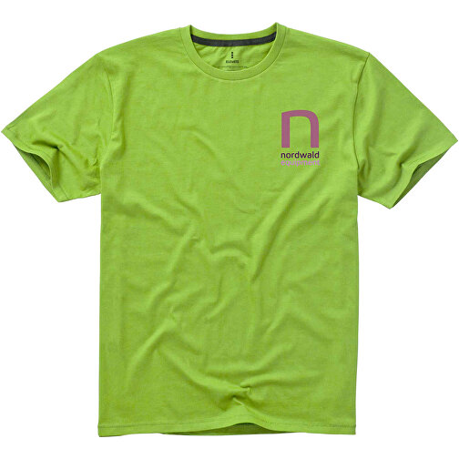 Nanaimo T-Shirt Für Herren , apfelgrün, Single jersey Strick 100% BCI Baumwolle, 160 g/m2, L, , Bild 2