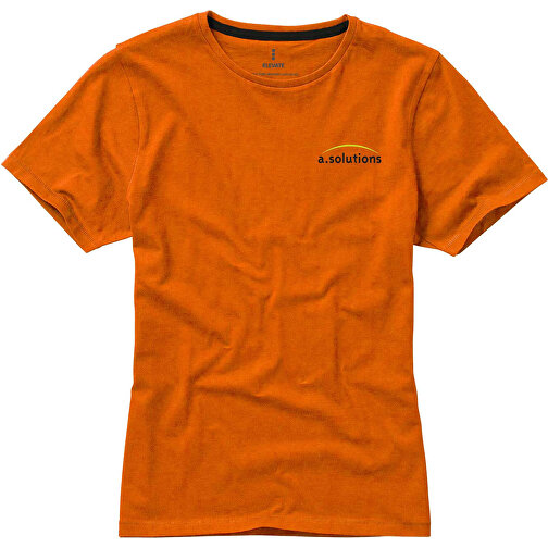 Nanaimo – T-Shirt Für Damen , orange, Single jersey Strick 100% BCI Baumwolle, 160 g/m2, M, , Bild 2
