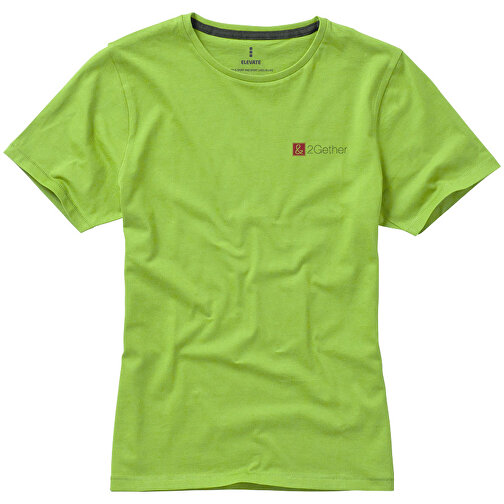 Nanaimo – T-Shirt Für Damen , apfelgrün, Single jersey Strick 100% BCI Baumwolle, 160 g/m2, L, , Bild 2