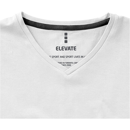 Kawartha T-Shirt Für Herren Mit V-Ausschnitt , Green Concept, weiß, Single jersey Strick 95% Bio Baumwolle, 5% Elastan, 200 g/m2, S, , Bild 6