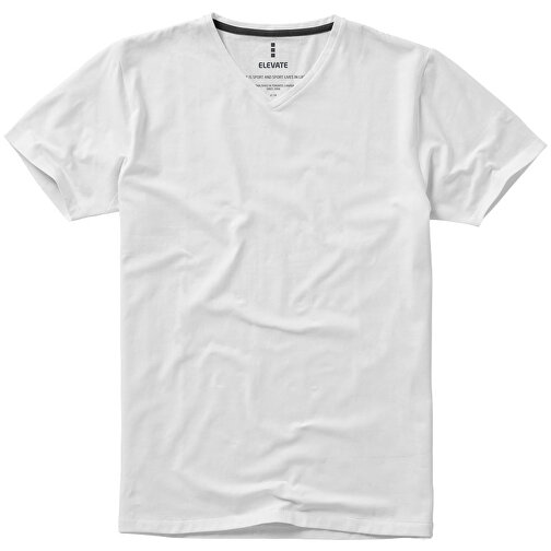 Kawartha T-Shirt Für Herren Mit V-Ausschnitt , Green Concept, weiss, Single jersey Strick 95% Bio Baumwolle, 5% Elastan, 200 g/m2, L, , Bild 7