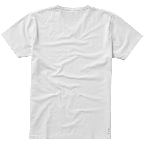 Kawartha T-Shirt Für Herren Mit V-Ausschnitt , Green Concept, weiss, Single jersey Strick 95% Bio Baumwolle, 5% Elastan, 200 g/m2, L, , Bild 8