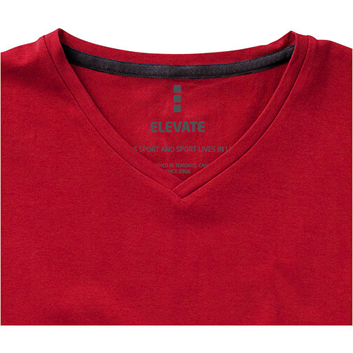 Kawartha T-Shirt Für Herren Mit V-Ausschnitt , Green Concept, rot, Single jersey Strick 95% Bio Baumwolle, 5% Elastan, 200 g/m2, XXXL, , Bild 6