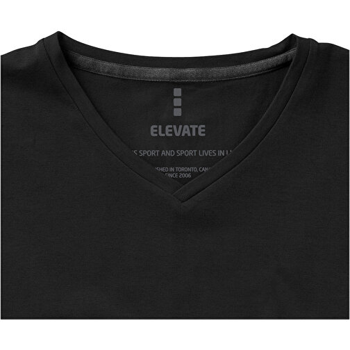 Kawartha T-Shirt Für Herren Mit V-Ausschnitt , Green Concept, schwarz, Single jersey Strick 95% Bio Baumwolle, 5% Elastan, 200 g/m2, XXXL, , Bild 6