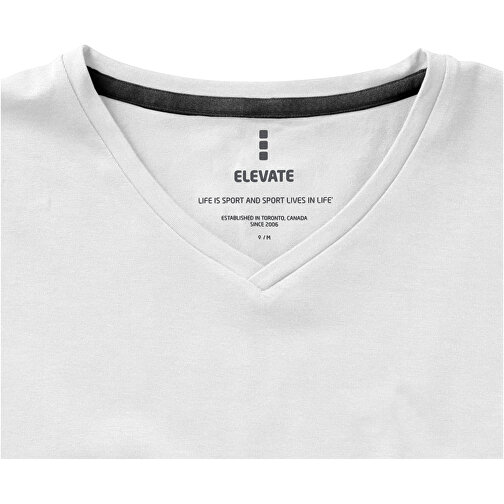 Kawartha T-Shirt Für Damen Mit V-Ausschnitt , Green Concept, weiß, Single jersey Strick 95% GOTS zertifizierte Bio Baumwolle, 5% Elastan, 200 g/m2, S, , Bild 6