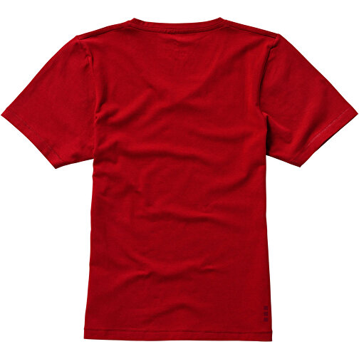 Kawartha T-Shirt Für Damen Mit V-Ausschnitt , Green Concept, rot, Single jersey Strick 95% Bio Baumwolle, 5% Elastan, 200 g/m2, XL, , Bild 8