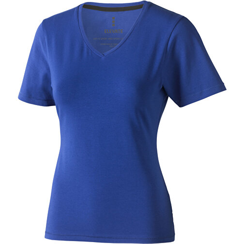 Kawartha T-Shirt Für Damen Mit V-Ausschnitt , Green Concept, blau, Single jersey Strick 95% Bio Baumwolle, 5% Elastan, 200 g/m2, S, , Bild 1