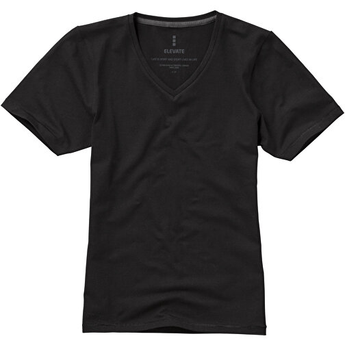 Kawartha T-Shirt Für Damen Mit V-Ausschnitt , Green Concept, schwarz, Single jersey Strick 95% Bio Baumwolle, 5% Elastan, 200 g/m2, M, , Bild 7