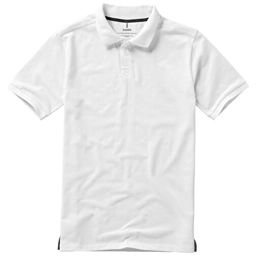Calgary Poloshirt Für Herren , weiß, Piqué Strick 100% BCI Baumwolle, 200 g/m2, S, , Bild 16