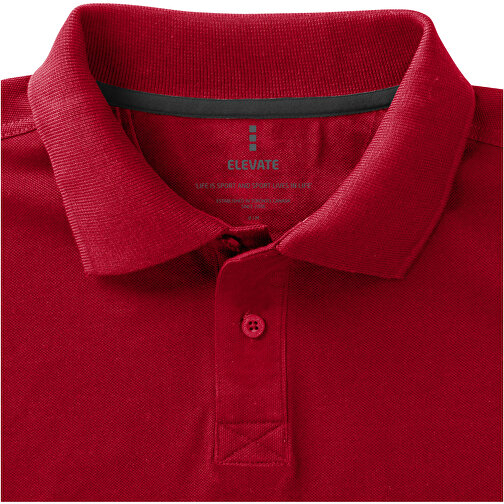Calgary Poloshirt Für Herren , rot, Piqué Strick 100% BCI Baumwolle, 200 g/m2, XXL, , Bild 3