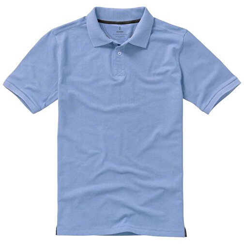 Calgary Poloshirt Für Herren , hellblau, Piqué Strick 100% BCI Baumwolle, 200 g/m2, XL, , Bild 6