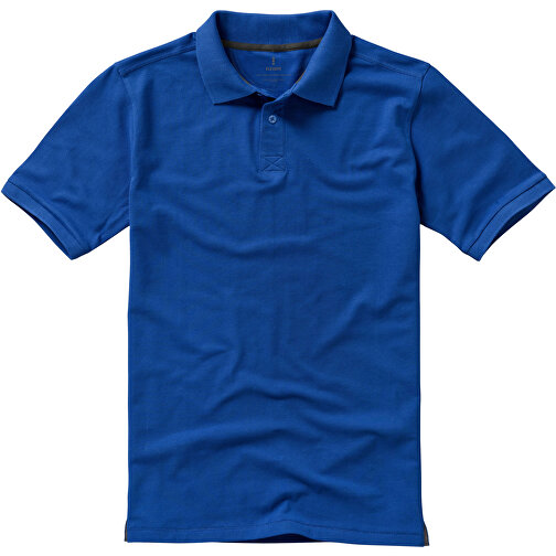 Calgary Poloshirt Für Herren , blau, Piqué Strick 100% BCI Baumwolle, 200 g/m2, L, , Bild 3