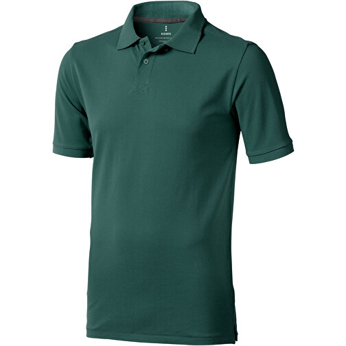 Calgary Poloshirt Für Herren , waldgrün, Piqué Strick 100% BCI Baumwolle, 200 g/m2, M, , Bild 1