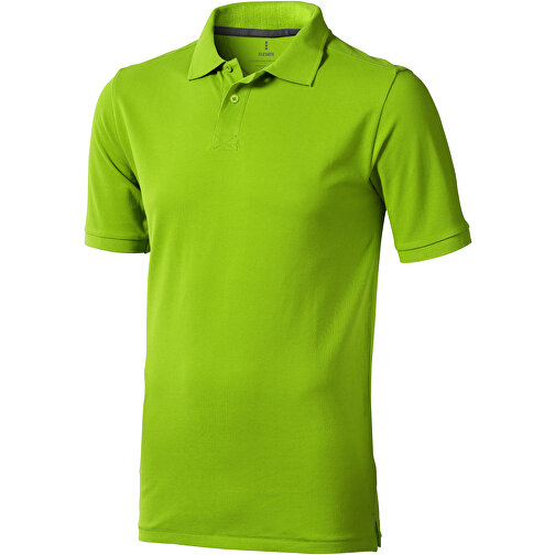 Calgary Poloshirt Für Herren , apfelgrün, Piqué Strick 100% BCI Baumwolle, 200 g/m2, XXL, , Bild 1