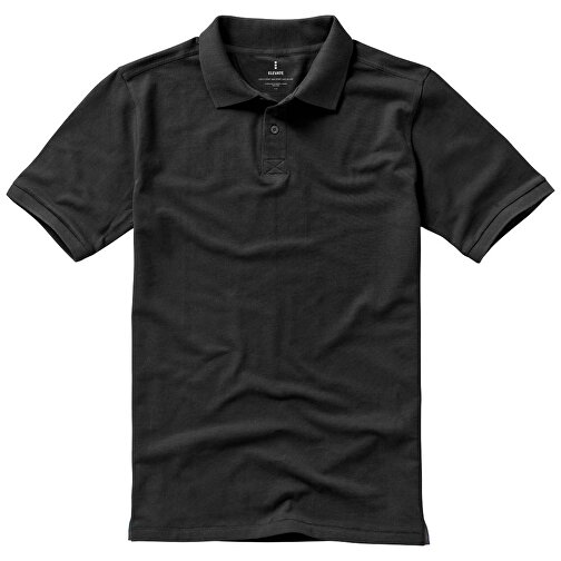 Calgary Poloshirt Für Herren , anthrazit, Piqué Strick 100% BCI Baumwolle, 200 g/m2, XL, , Bild 11