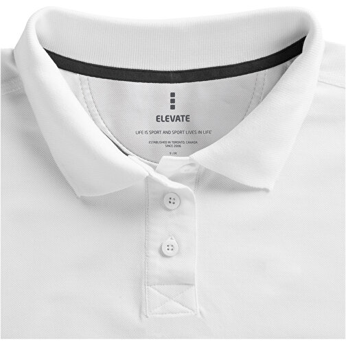 Calgary Poloshirt Für Damen , weiß, Piqué Strick  Baumwolle, 200 g/m2, L, , Bild 5