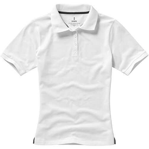 Calgary Poloshirt Für Damen , weiß, Piqué Strick  Baumwolle, 200 g/m2, XXL, , Bild 1