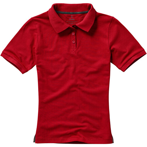Calgary Poloshirt Für Damen , rot, Piqué Strick  Baumwolle, 200 g/m2, M, , Bild 3