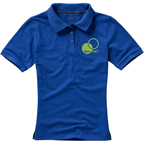 Calgary Poloshirt Für Damen , blau, Piqué Strick  Baumwolle, 200 g/m2, L, , Bild 4