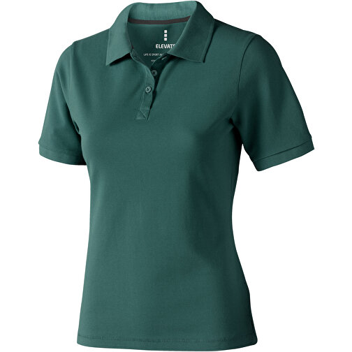 Calgary Poloshirt Für Damen , waldgrün, Piqué Strick  Baumwolle, 200 g/m2, S, , Bild 1